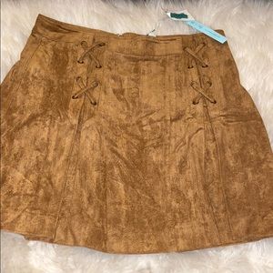 Vertage boutique suede skirt